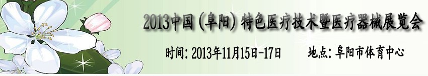 2013中國(阜陽)特色醫療技術暨醫療器械展覽會